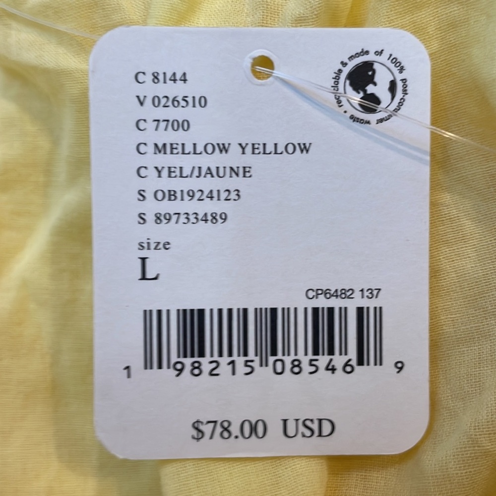 Free People Taking Sides Yellow Ruffled Mini Dress - Picture 15 of 16